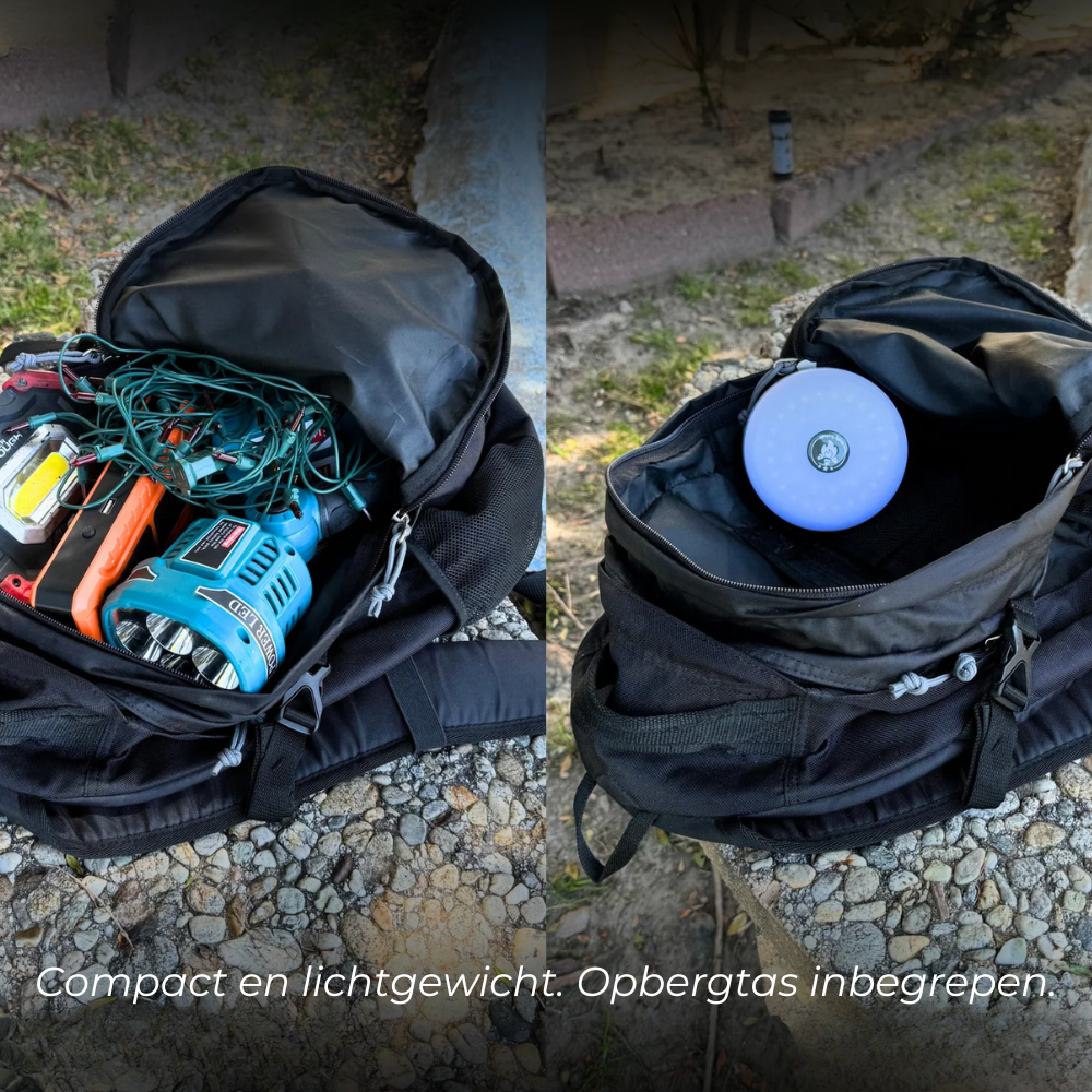De Camp Lamp - Alles-in-1 - Sfeerverlichting, Zaklamp én Powerbank