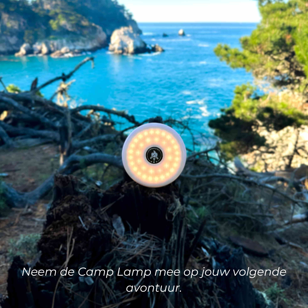 De Camp Lamp - Alles-in-1 - Sfeerverlichting, Zaklamp én Powerbank