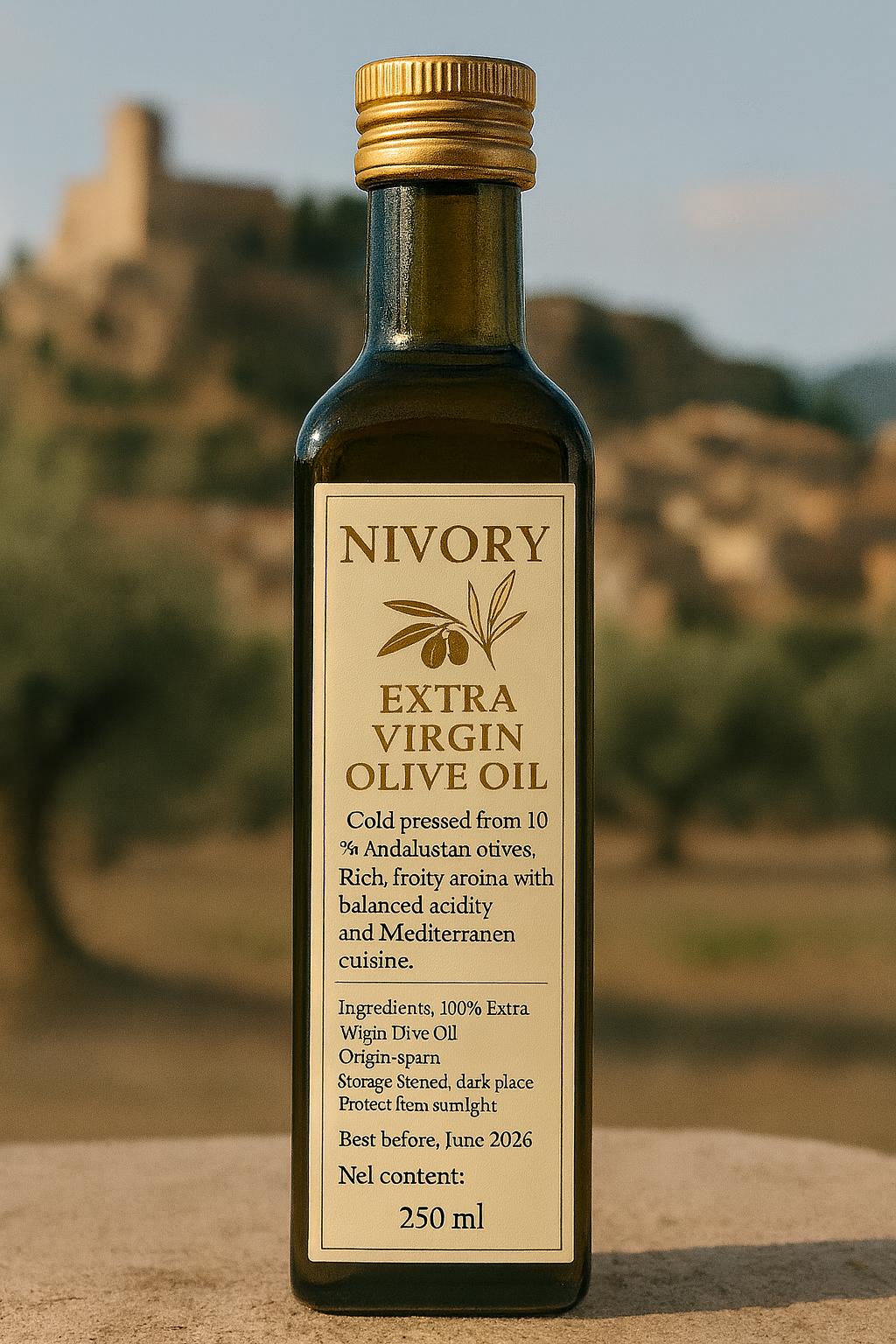 Nivory - Extra Vierge Olijfolie 250 ml