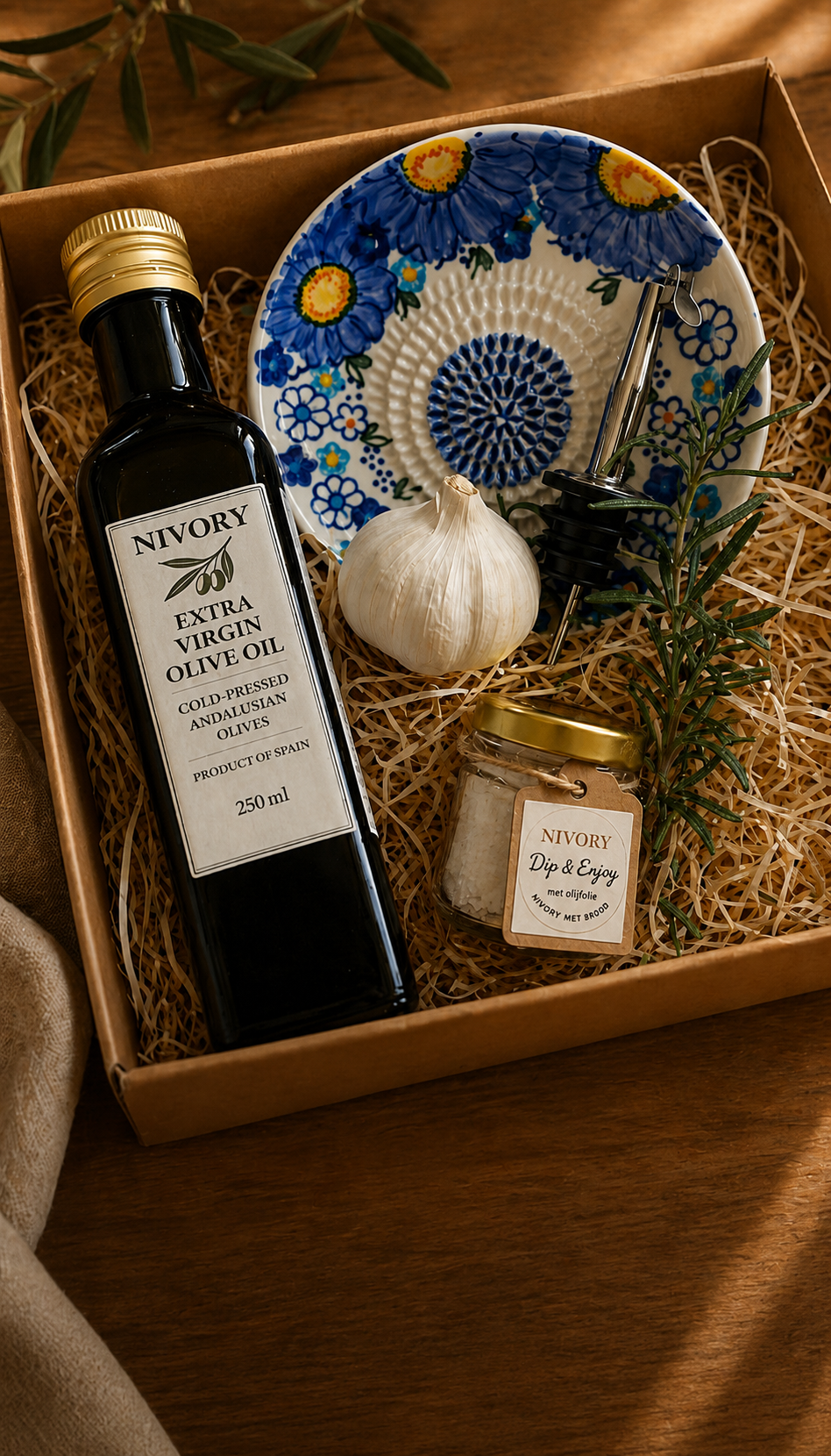 Nivory - Cadeauset - Mediterrane Knoflook Editie