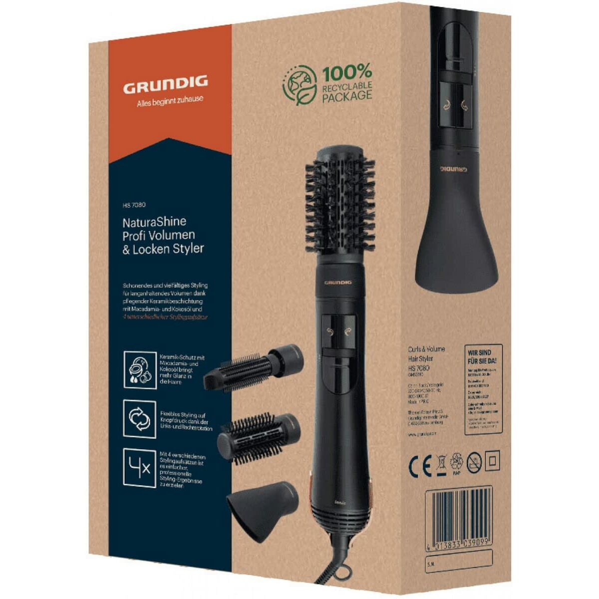 Styling Brush Grundig HS 7082 1000 W