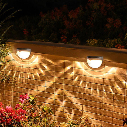 Solar Fence Light Outdoor Waterproof Wall Mount Decorative Lighting SP