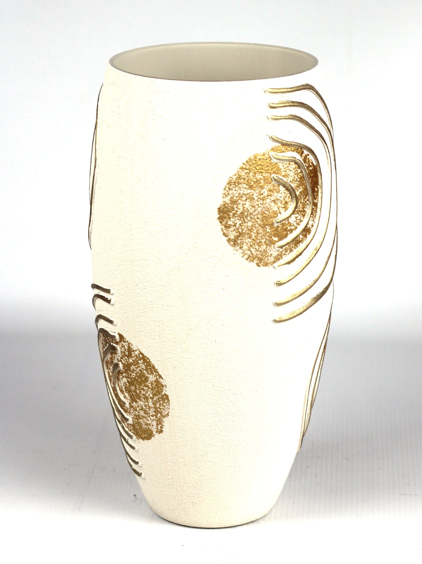 table ivory art decorative glass vase