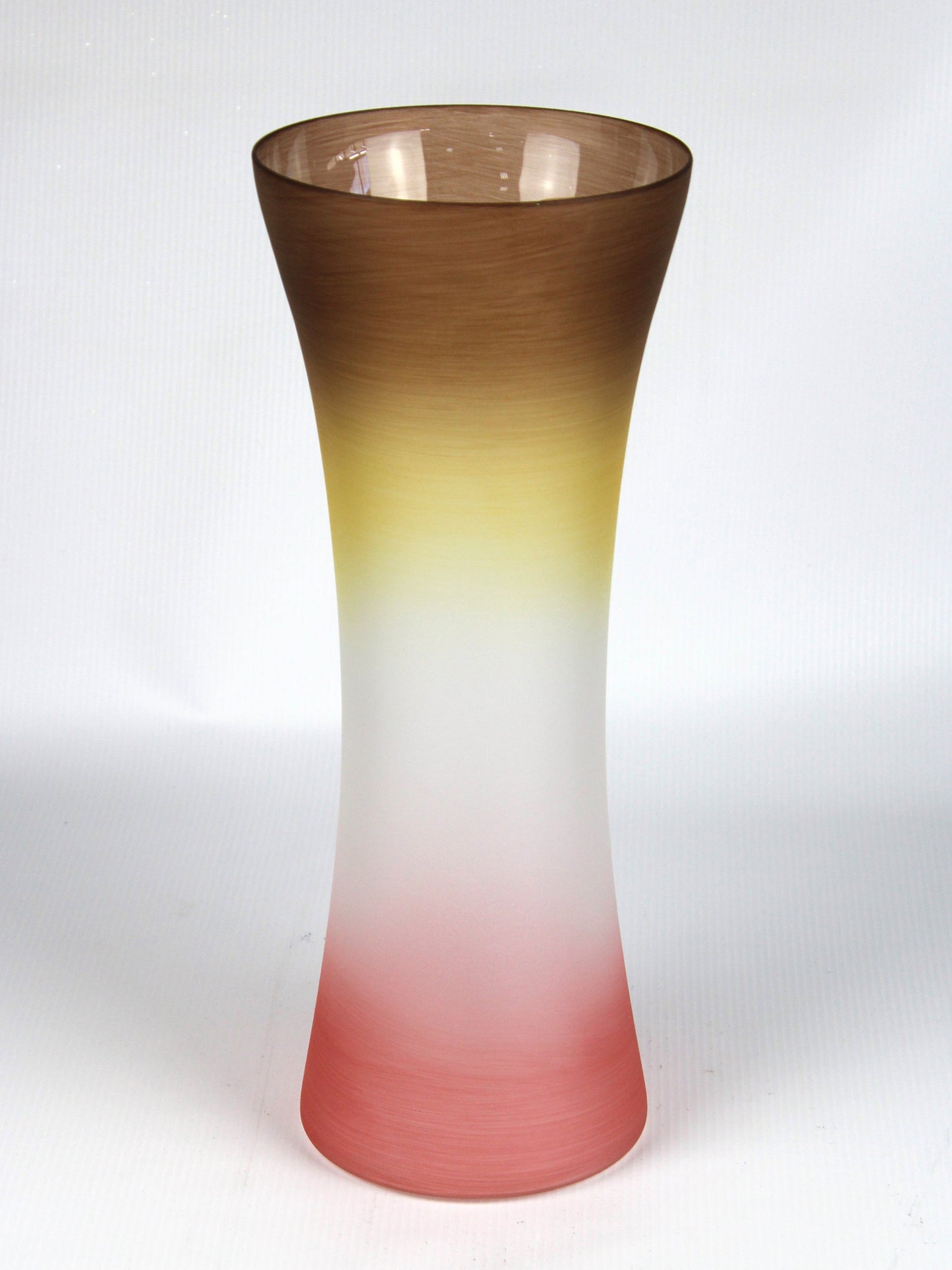 brown decorative glass vase