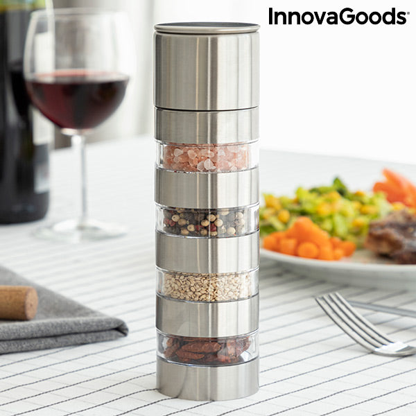 4-in-1 Spice Grinder Millmix InnovaGoods