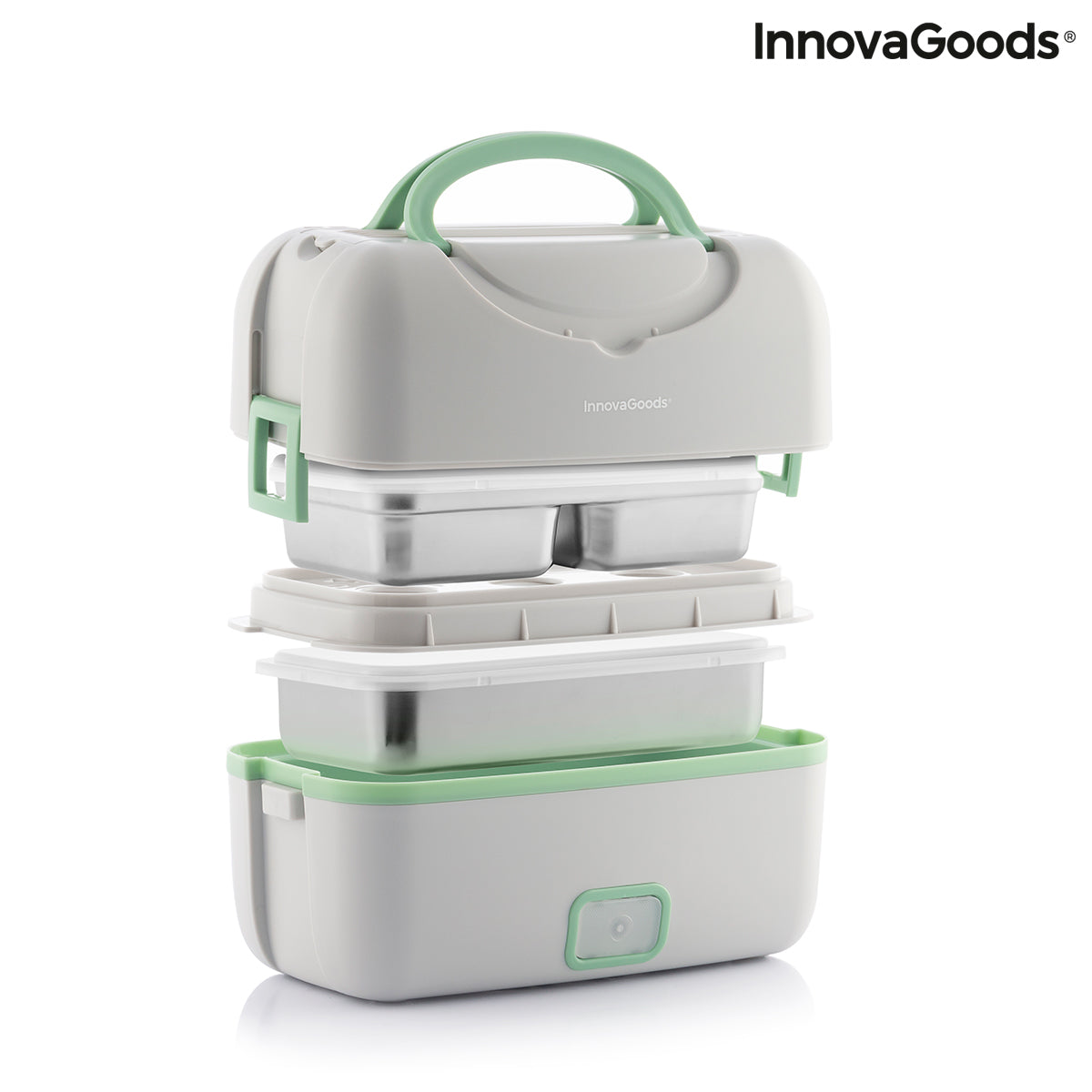 3-in-1 Electric Steamer Lunch Box with Recipes Beneam InnovaGoods