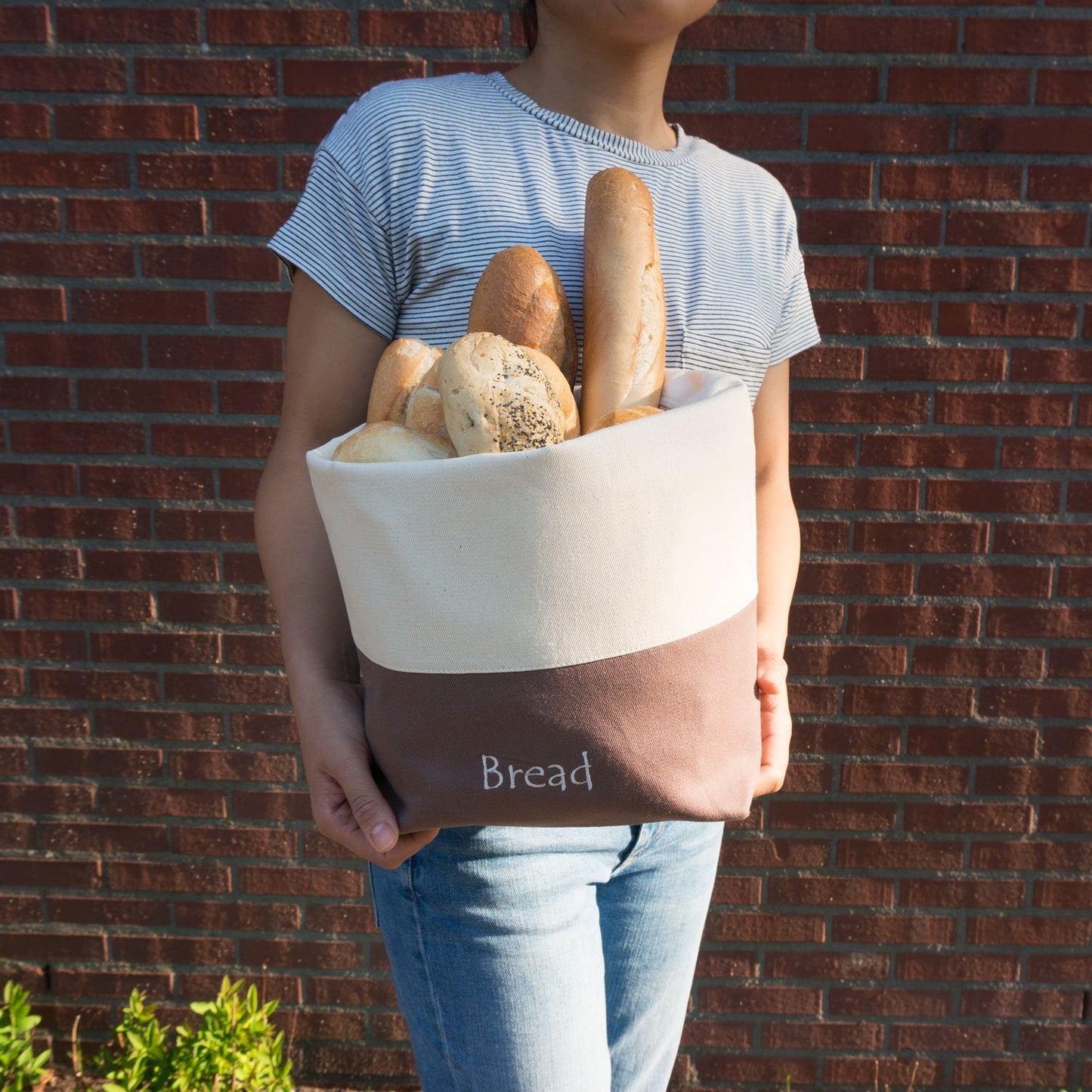 3in1 Bread Bag, Brown