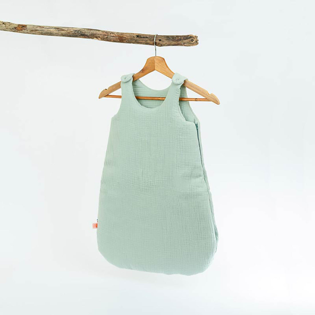 Organic Cotton Winter Sleeping Bag - Green