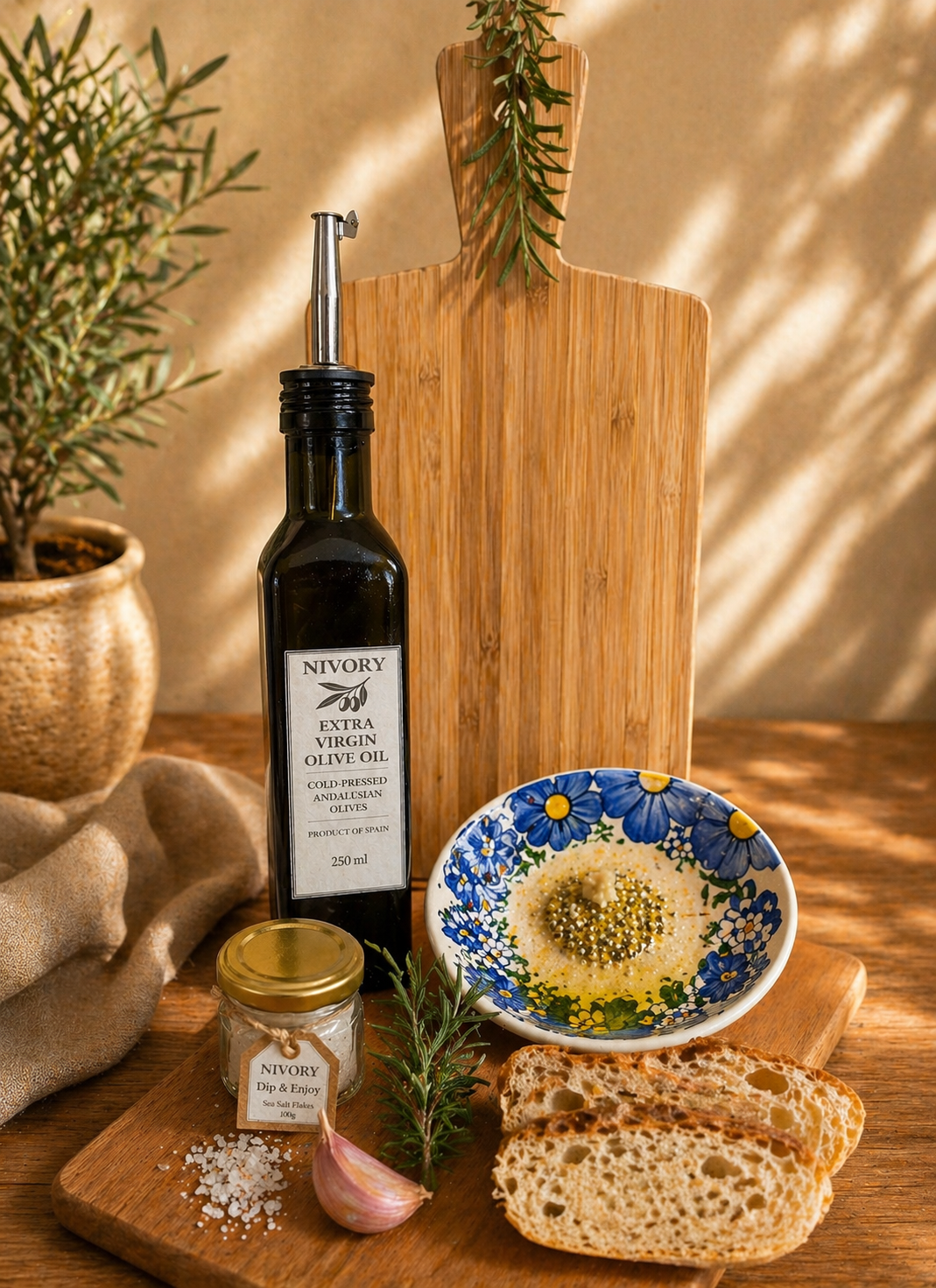 Nivory - Cadeauset - Mediterrane Knoflook Editie