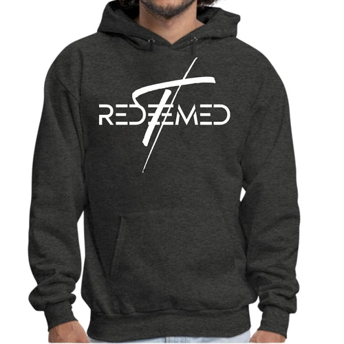 Mens Graphic Hoodie Redeemed Cross