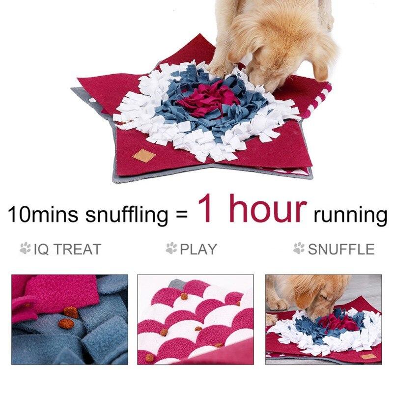 Pet Dog Sniffing Mat Pets Funny Play Toys Find Food Training Blanket