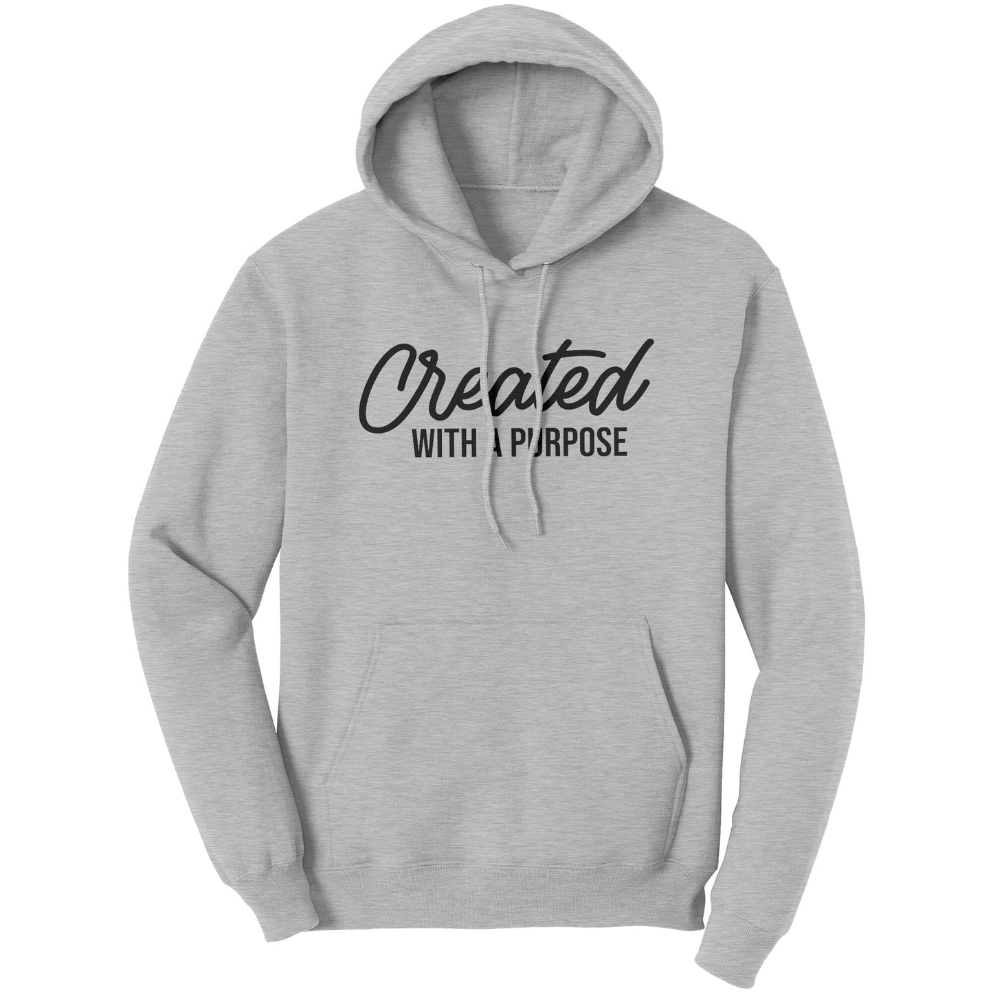 Graphic Hoodie Sweatshirt - Created with a Purpose Hooded Shirt